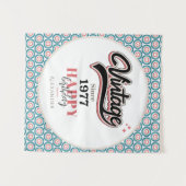 Vintag seit - 1977 wandteppich (Vorderseite (Horizontal))