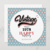 Vintag seit - 1978 (Vorne/Hinten)