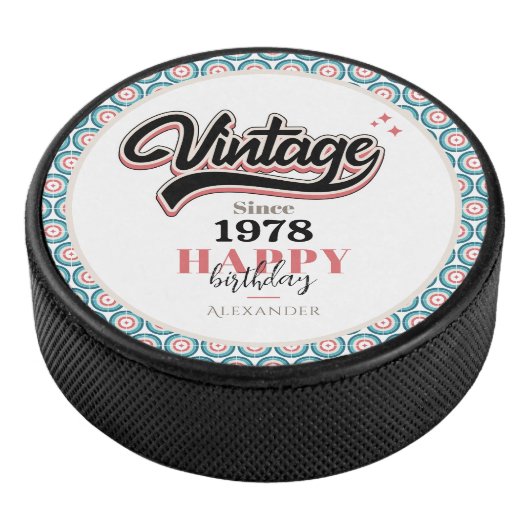 Vintag seit - 1978 eishockey puck (3/4)