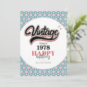 Vintag seit - 1978 feiertagskarte (Stehend Vorderseite)