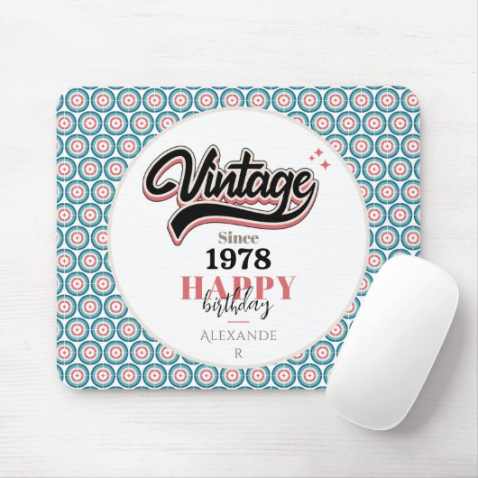 Vintag seit - 1978 mousepad (Mit Mouse)