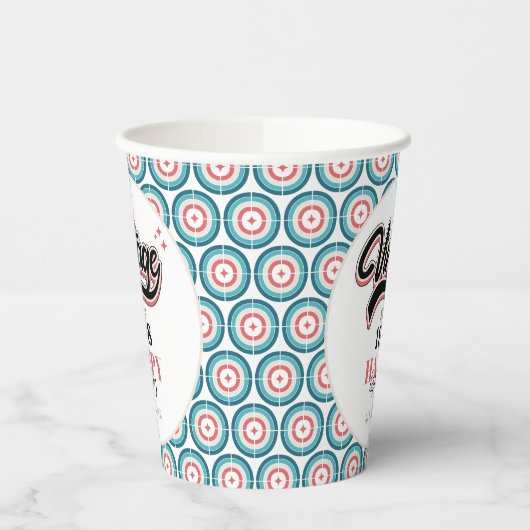 Vintag seit - 1978 pappbecher (Links)