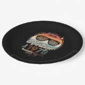 Vintag seit 1978 pappteller (Schrägansicht)