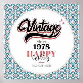 Vintag seit - 1978 poster