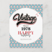 Vintag seit - 1978 postkarte (Vorderseite)