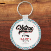 Vintag seit - 1978 schlüsselanhänger (Rückseite)
