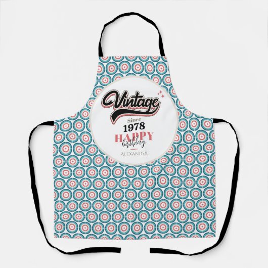 Vintag seit - 1978 schürze (Vorderseite)