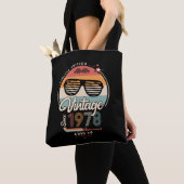 Vintag seit 1978 Totbeutel Tasche (Von Nahem)