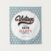 Vintag seit - 1978 wandteppich (Vorderseite)