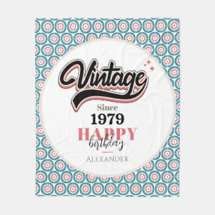 Vintag seit - 1979 fleecedecke