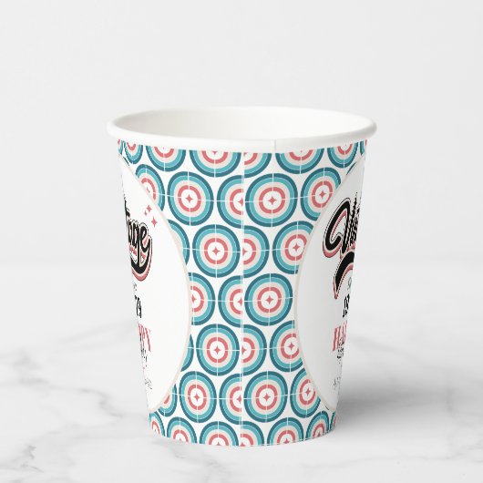 Vintag seit - 1979 pappbecher (Rechts)