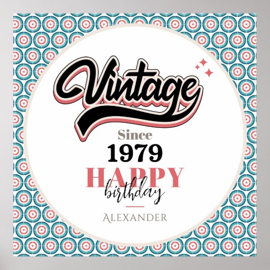 Vintag seit - 1979 poster (Vorne)