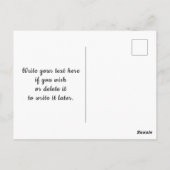 Vintag seit - 1979 postkarte (Rückseite)