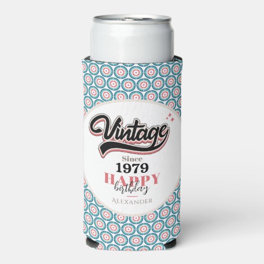 Vintag seit - 1979 selters dosenkühler (Seltzer Vorderseite)