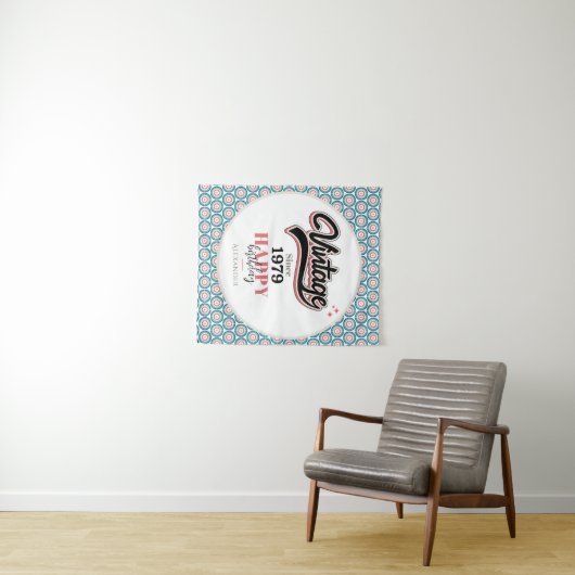 Vintag seit - 1979 wandteppich (Beispiel (Horizontal))