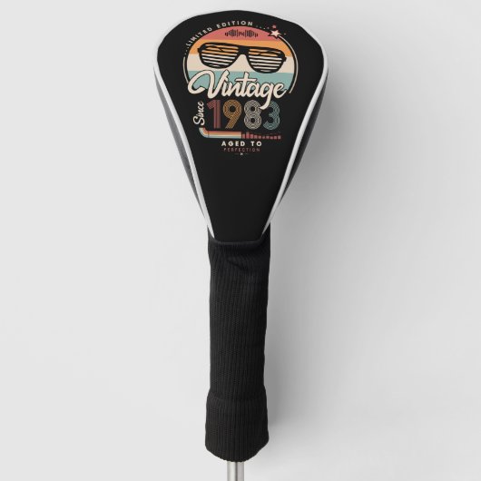 Vintag seit 1983 golf headcover (Vorderseite)