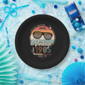 Vintag seit 1985 pappteller (Party)