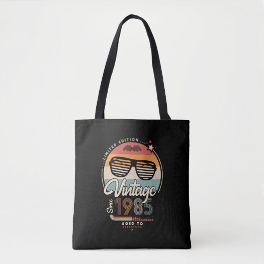 Vintag seit 1985 Totbeutel Tasche (Vorderseite)