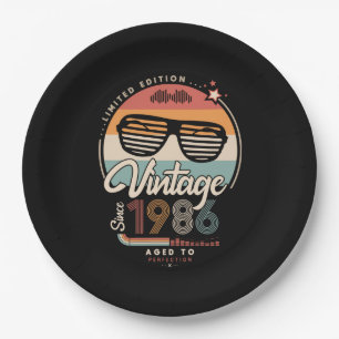 Vintag seit 1986 pappteller