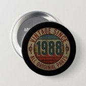 VINTAG SEIT 1988 ALLE URSPRÜNGLICHEN TEILE. BUTTON (Vorne & Hinten)
