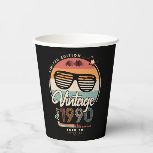 Vintag seit 1990 pappbecher