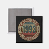 VINTAG SEIT 1993 ALLE URSPRÜNGLICHEN TEILE. MAGNET (Vorderseite/Rückseite)