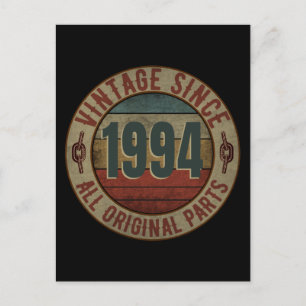 VINTAG SEIT 1994 ALLE URSPRÜNGLICHEN TEILE. POSTKARTE