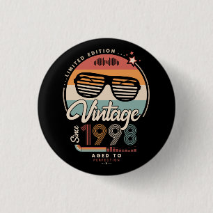 Vintag seit 1998 button