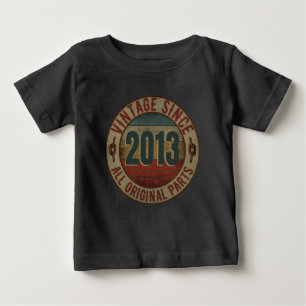 VINTAG SEIT 2013 ALLE URSPRÜNGLICHEN TEILE. BABY T-SHIRT