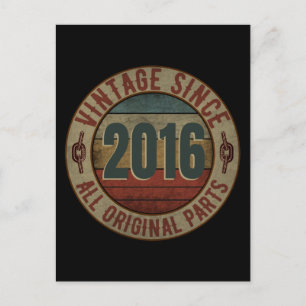 VINTAG SEIT 2016 ALLE ORIGINALTEILE. POSTKARTE