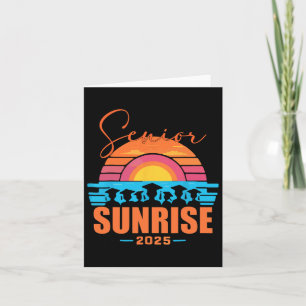 Vintag Senior Sunrise 2025 Senioren von Cl Graduat Karte