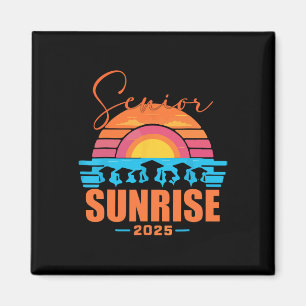 Vintag Senior Sunrise 2025 Senioren von Cl Graduat Magnet