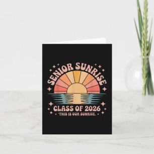 Vintag Senior Sunrise 2026 Senioren von Cl Graduat Karte