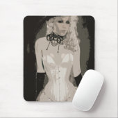 Vintag Sensual Corset Art Mousepad (Mit Mouse)