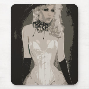 Vintag Sensual Corset Art Mousepad