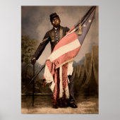 Vintag Sergeant William Carney 1864 Poster (Vorne)