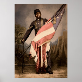 Vintag Sergeant William Carney 1864 Poster
