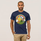 Vintag Sesame Street Friends Rainbow T-Shirt (Vorne ganz)