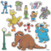 Vintag Sesamstraße Pals Aufkleber (Vorderseite)