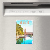 Vintag Sevilla Spanien Andalusien Magnet (In Situ (Geschirrspüler))