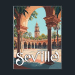 Vintag Sevilla, Spanien - Klassisches spanisches S Postkarte<br><div class="desc">Entdecken Sie die zeitlose Schönheit Sevillas mit dieser Vintagen Postkarte. Dieses klassische spanische Souvenir ist perfekt für Reisende und Sammler geeignet und zeigt den zauberhaften Charme und die reiche Geschichte einer der beliebtesten Städte Spaniens. Diese Postkarte ist ein ansprechendes Geschenk oder bewahrt den Kern der lebendigen Sevillanischen Kultur und atemberaubenden...</div>
