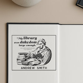 Vintag Shakespeare Gummistempel