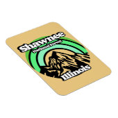 Vintag Shawnee National Forest Illinois Magnet (Rechte Seite)