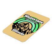 Vintag Shawnee National Forest Illinois Magnet (Linke Seite)