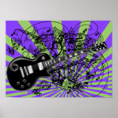 Vintag Sheet Music Rock'n'Roll Poster (Vorne)