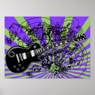 Vintag Sheet Music Rock'n'Roll Poster