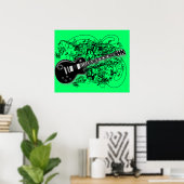 Vintag Sheet Music Rock'n'Roll Poster (Heimbüro)