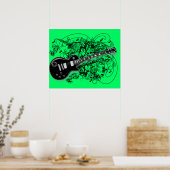 Vintag Sheet Music Rock'n'Roll Poster (Küche)