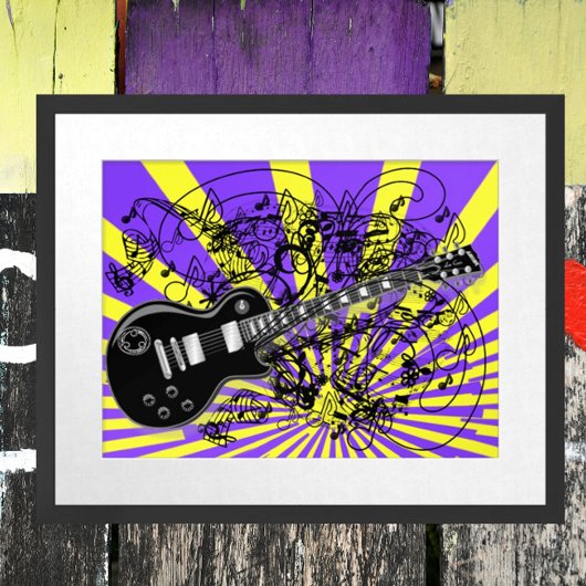 Vintag Sheet Music Rock'n'Roll Poster