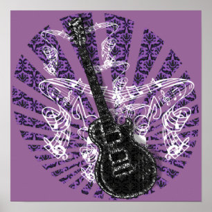 Vintag Sheet Music Rock'n'Roll Poster